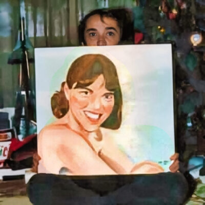xmas painting