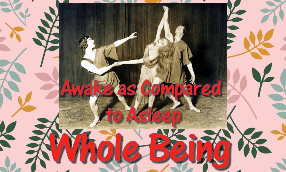 Awake as Compared to Asleep